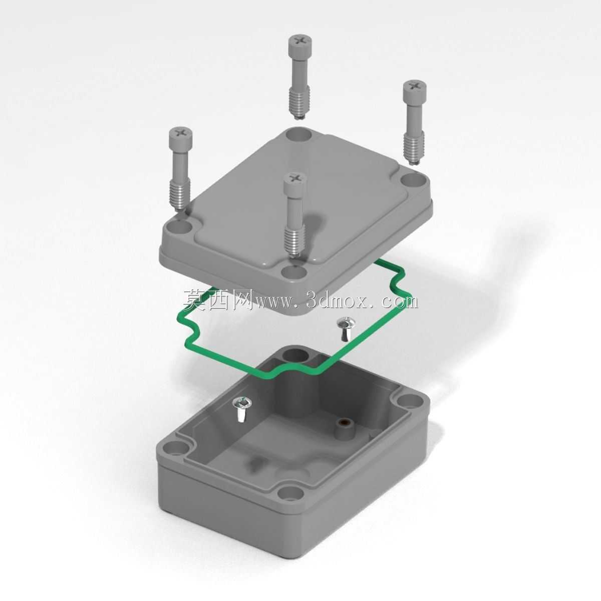塑料电子外壳IP67 110x80x50
