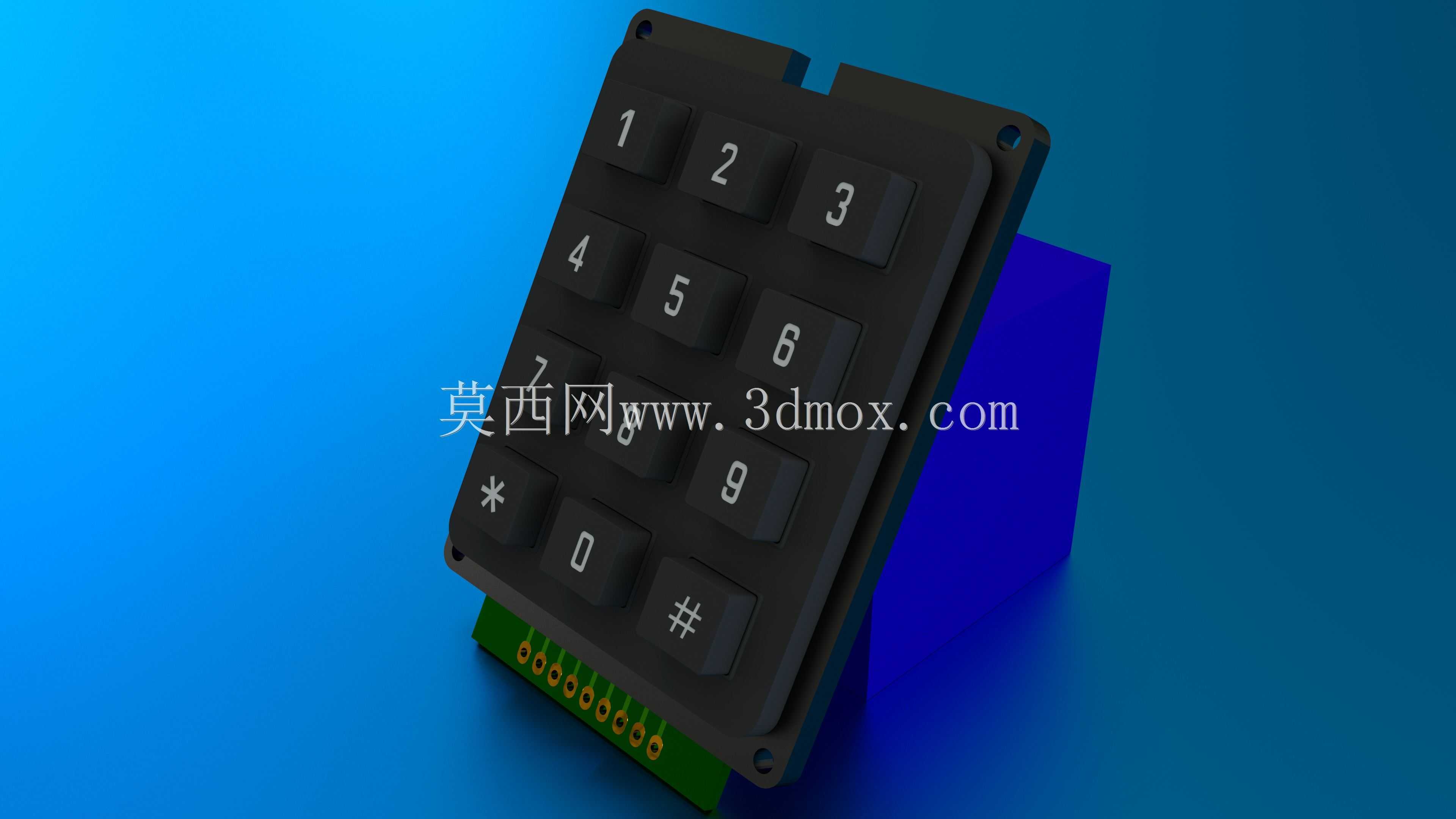 键盘3x4\\w pcb