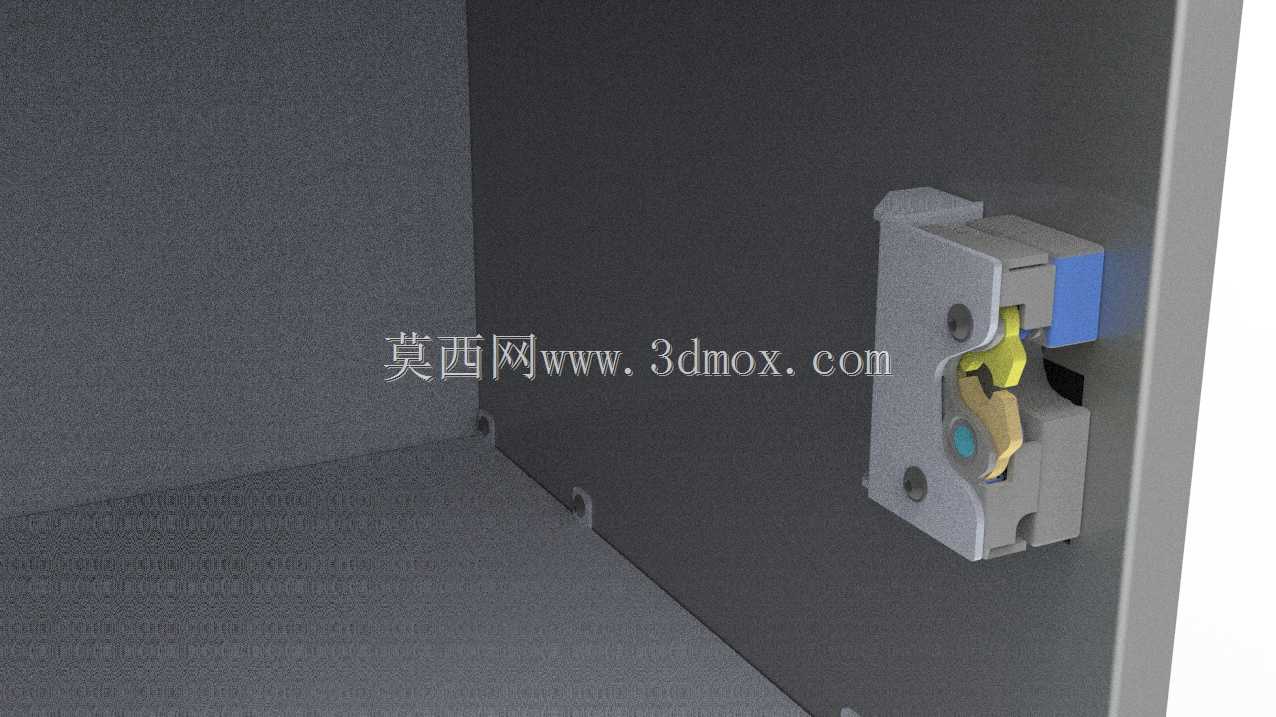 立式简易快递柜的三维模型设计