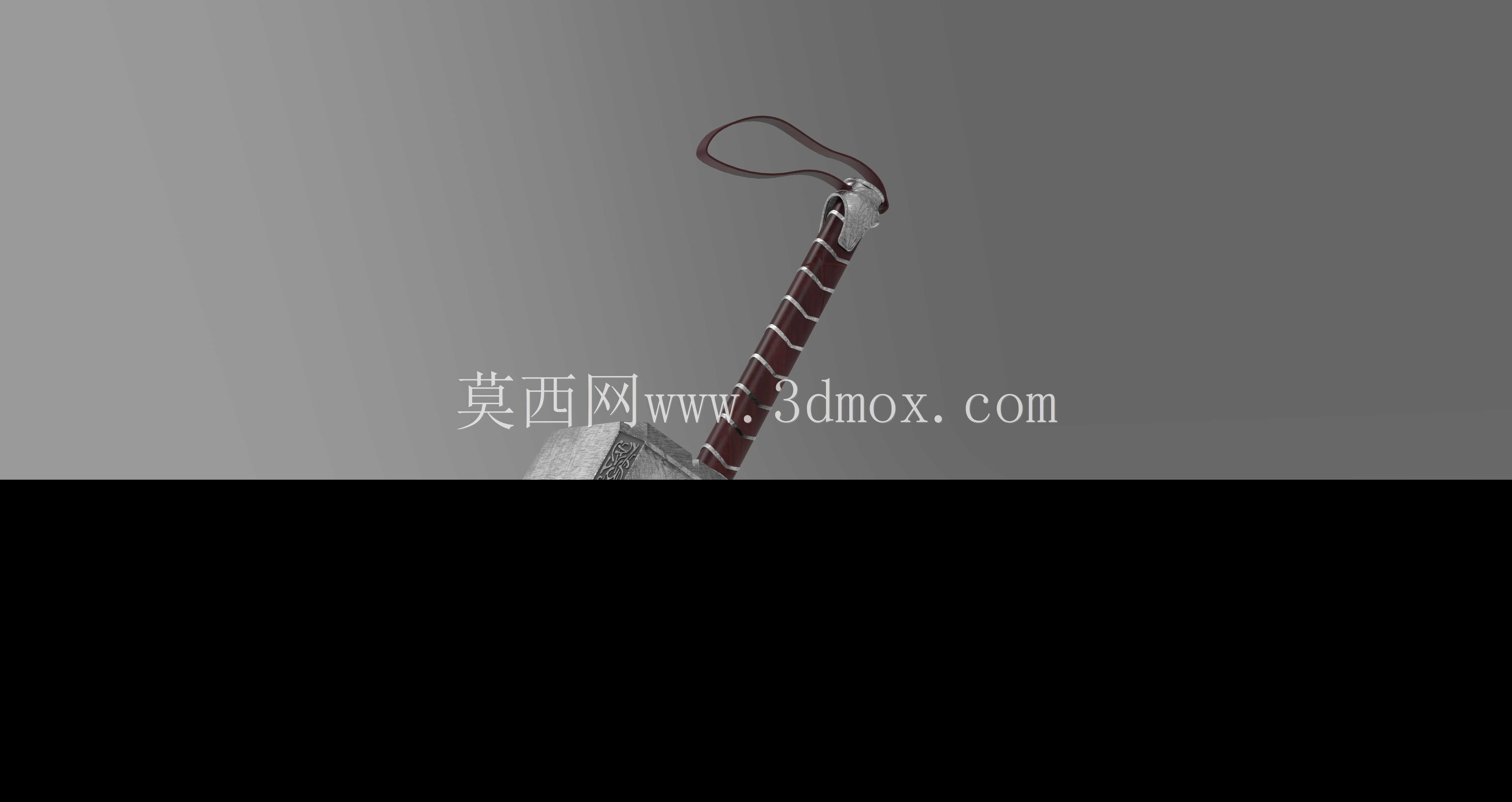 Mjolnir Thor Hammer Solid Works模型