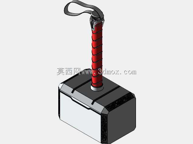 Mjolnir Thor Hammer Solid Works模型