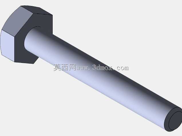 ISO 4014公制六角头螺栓(设计表中的所有尺寸和一个CAD模型)