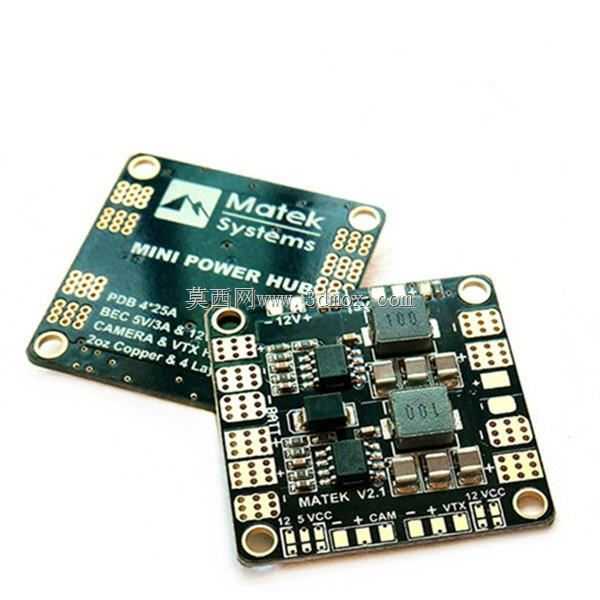 Matek v2.1配电板PDB,带BEC 5V和12V