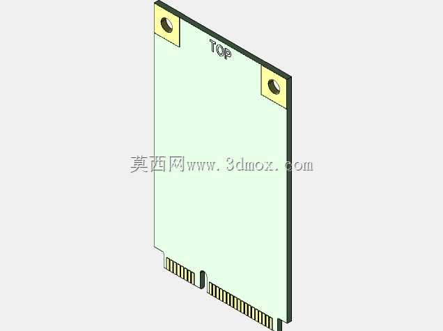 Mini-PCI Express卡1mm厚,52针,0.8mm间距