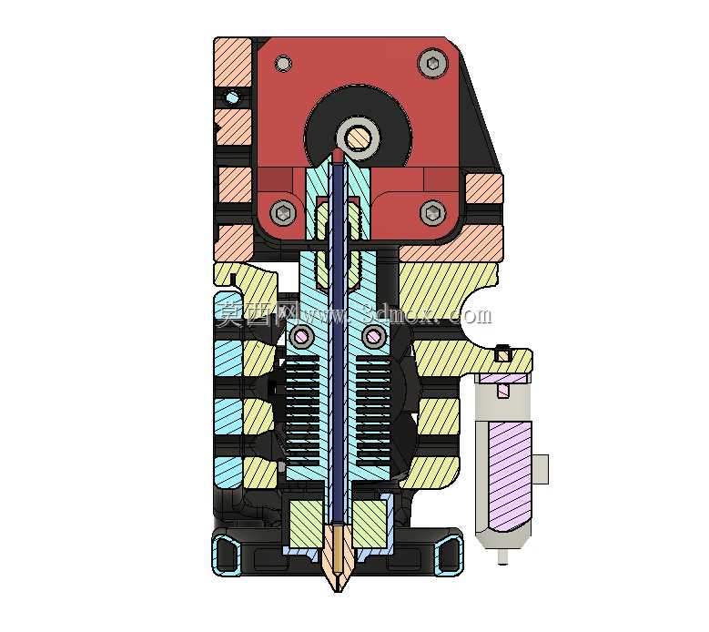 Klover挤出机V1.2-Creacity CR-10 CR10直接驱动挤出机