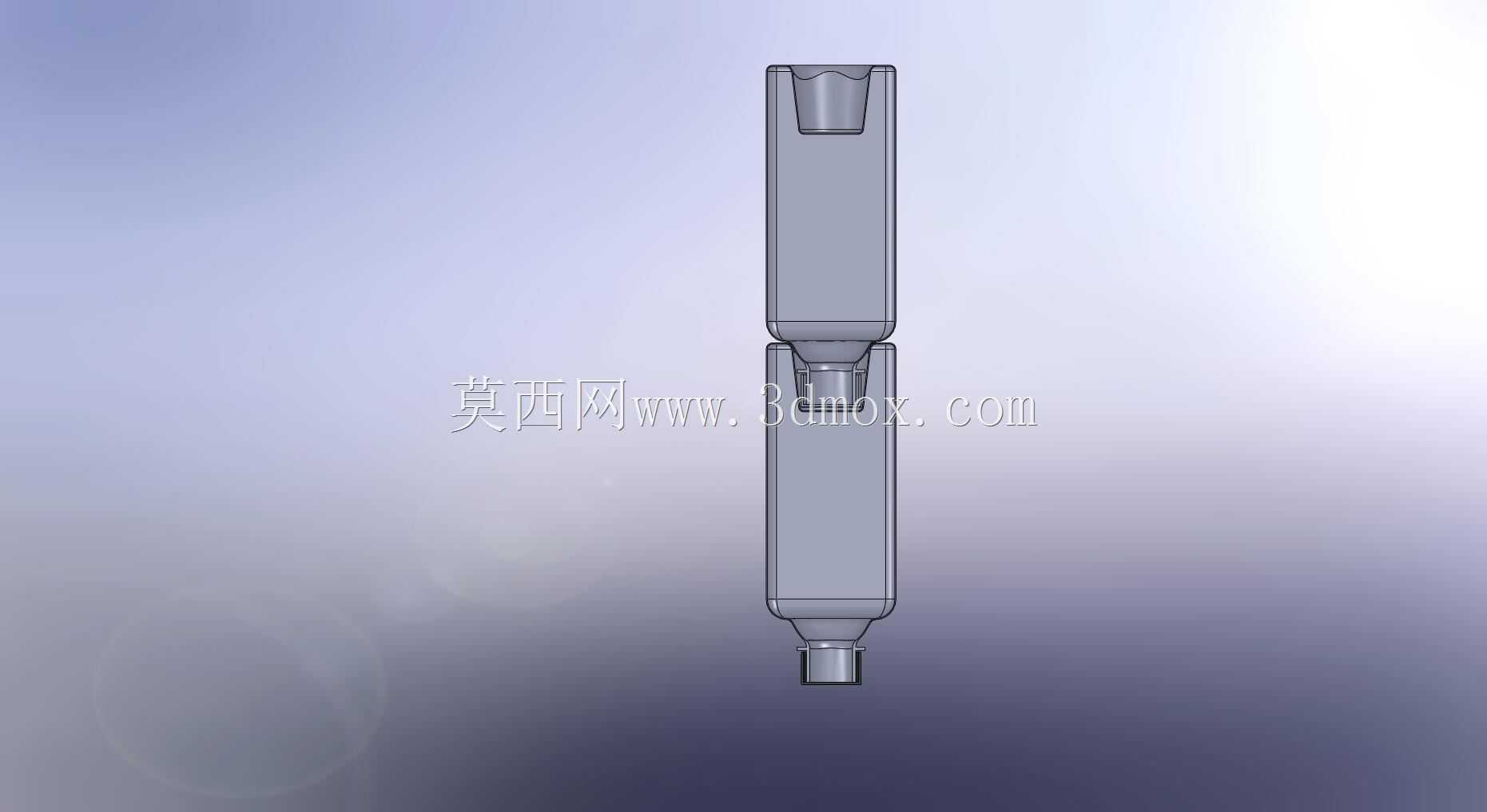 叠放方瓶