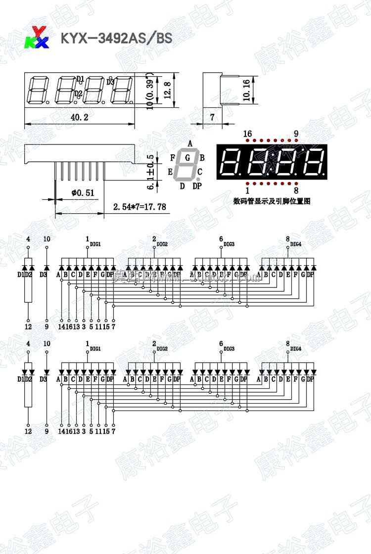 LED��ʾ��KYX-3492BS