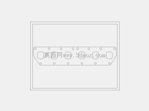 VR6 2,8 24v(BDE)排气法兰