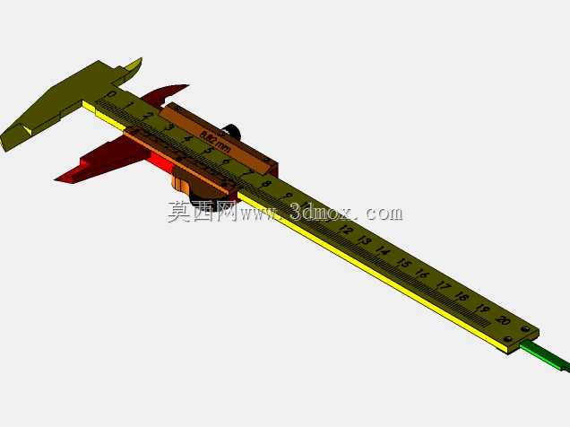 SOLIDWORKS中游标卡尺的设计