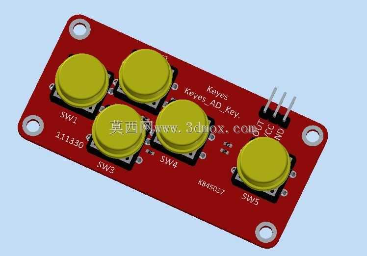 Arduinoģ��AD 5������ģ��