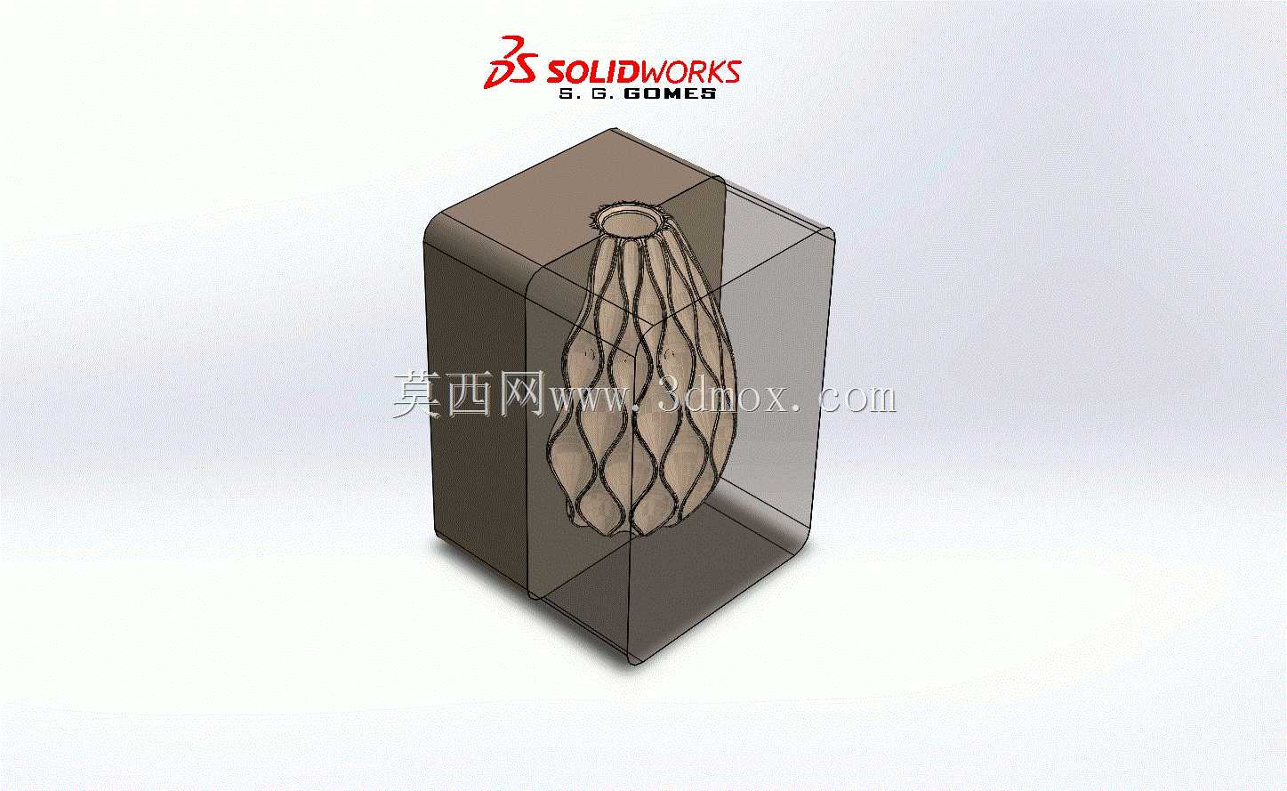 顺序花瓶吹塑模具-Sérgio CAD CAM