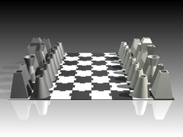 小型可打印国际象棋集