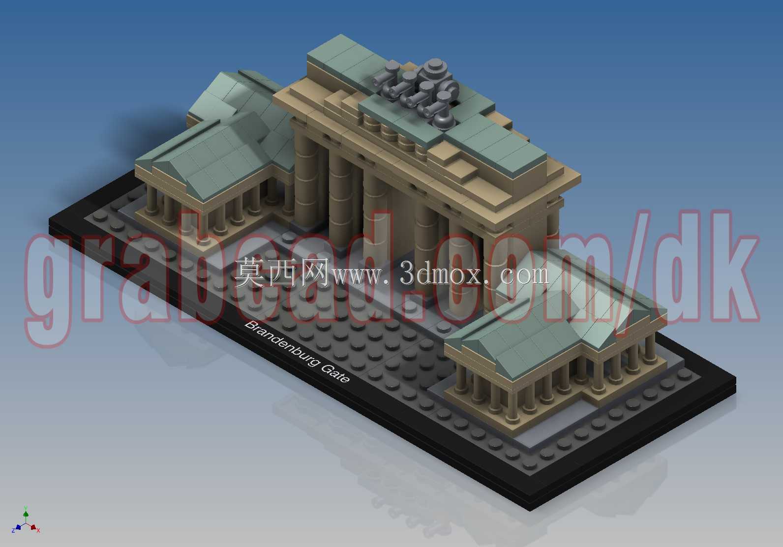 乐高建筑-勃兰登堡门(21011)