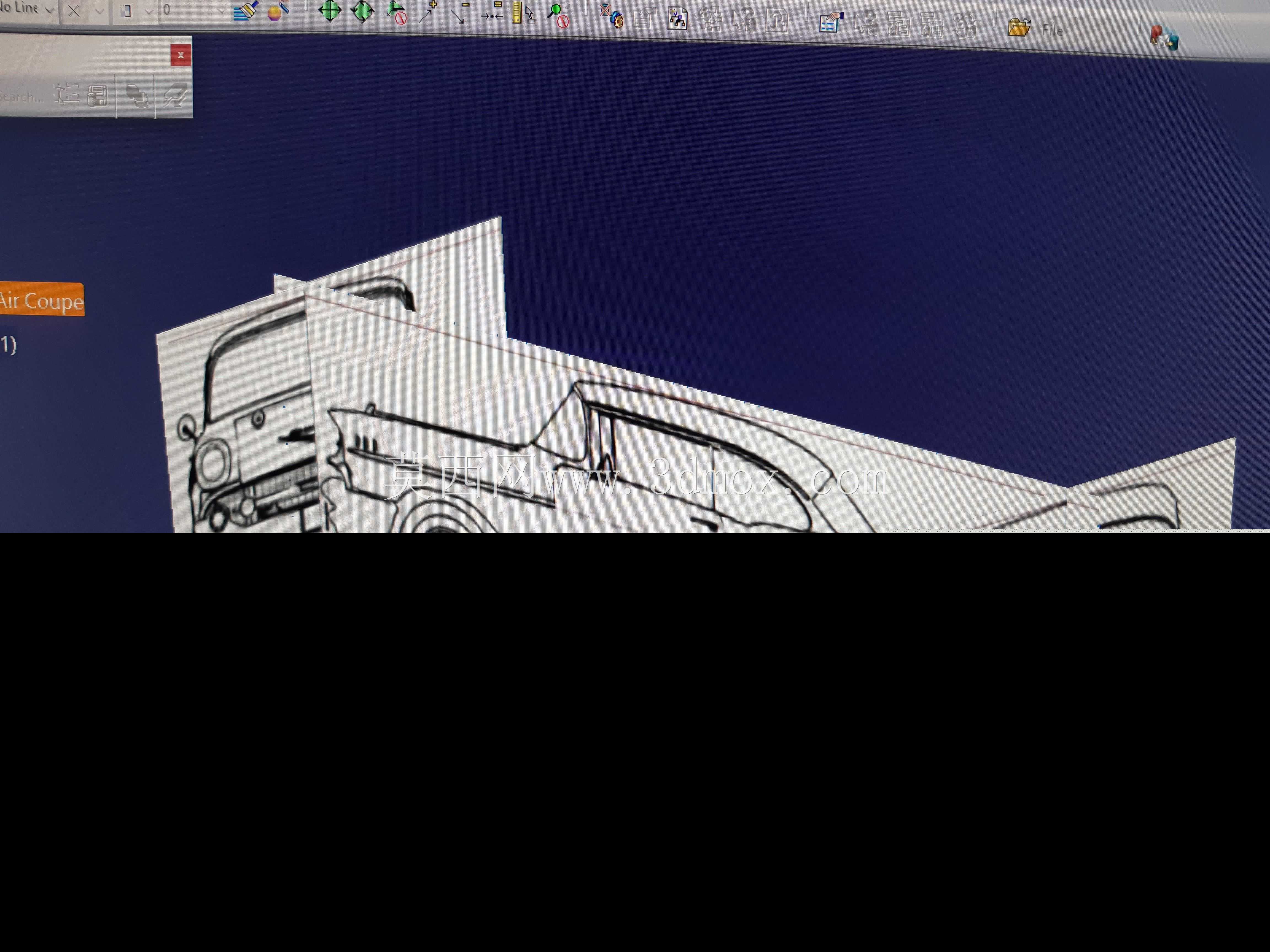 雪佛兰Bel Air 1957双门轿跑车,配备CATIA V5