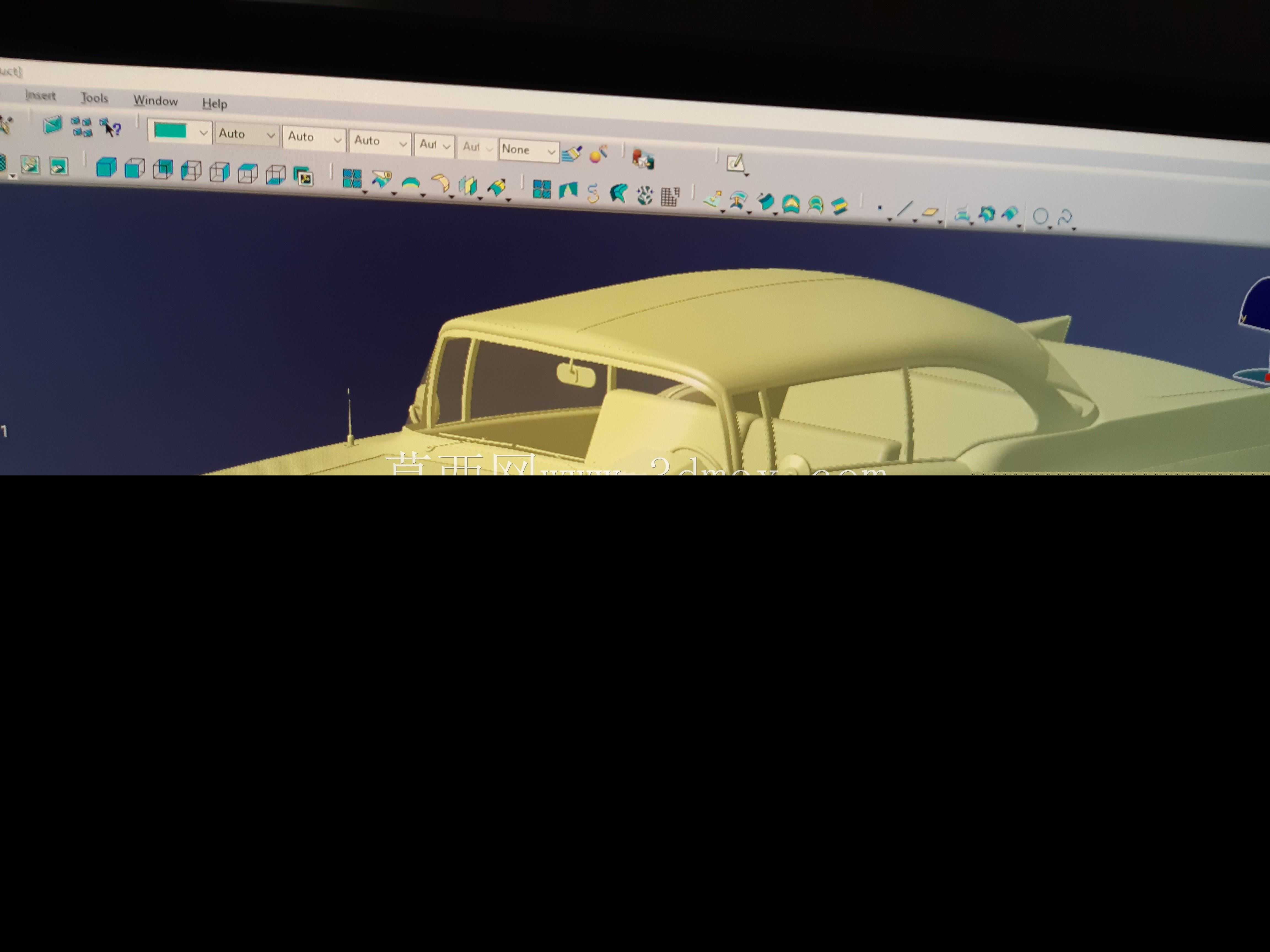 雪佛兰Bel Air 1957双门轿跑车,配备CATIA V5