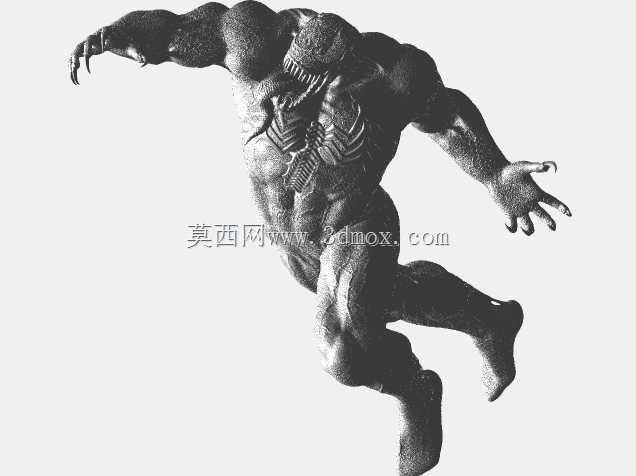 Diorama 3D打印雕像的毒液|装配