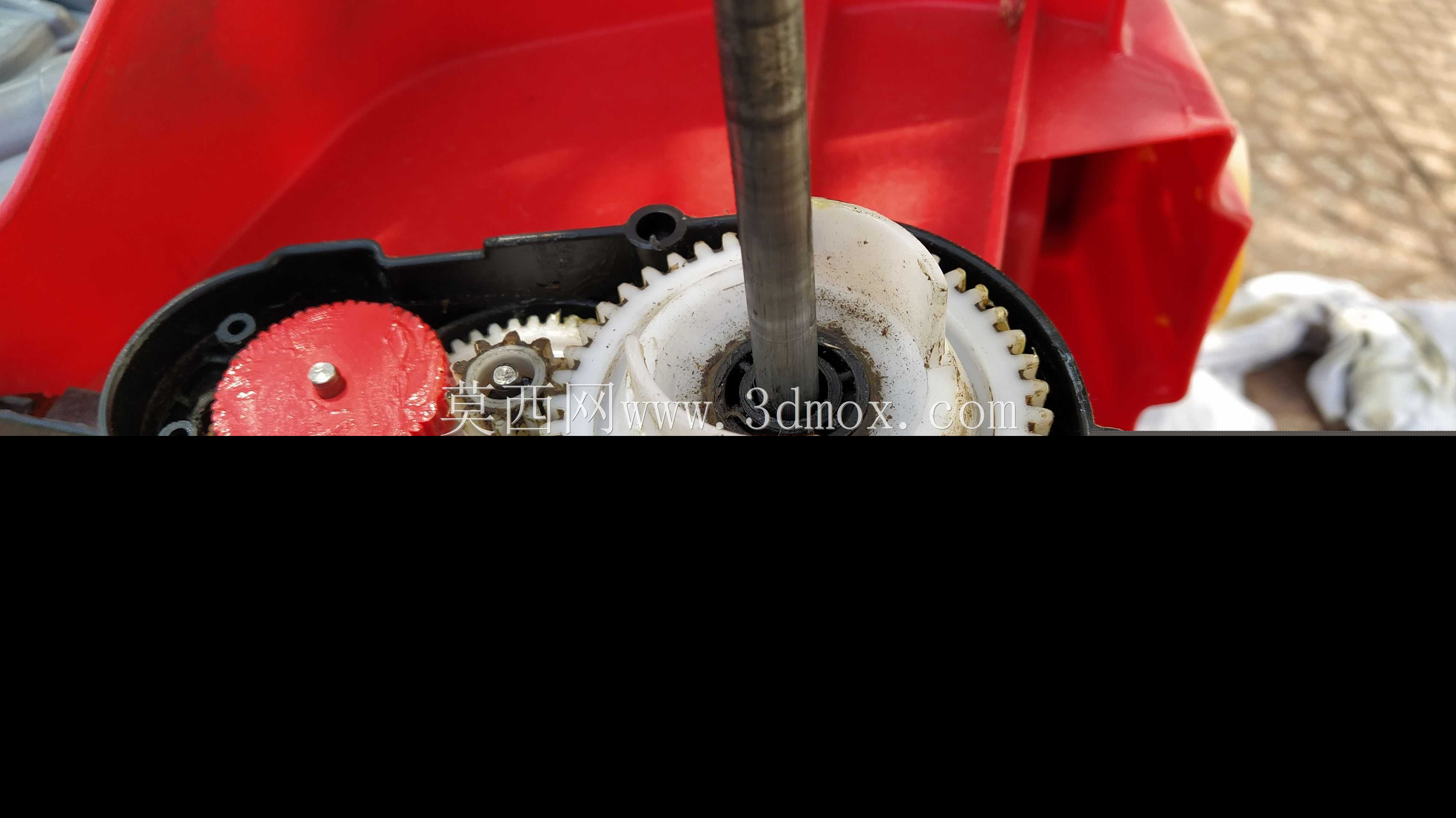 BIEMME齿轮箱的红色双齿轮51齿0.8 M-10齿1.25 M