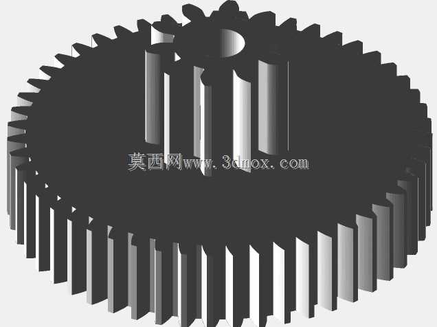 BIEMME齿轮箱的红色双齿轮51齿0.8 M-10齿1.25 M