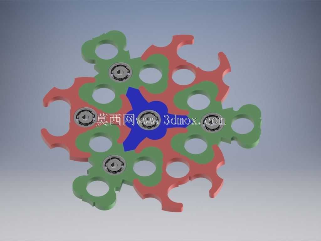 Fidget Spinner拼图3D打印