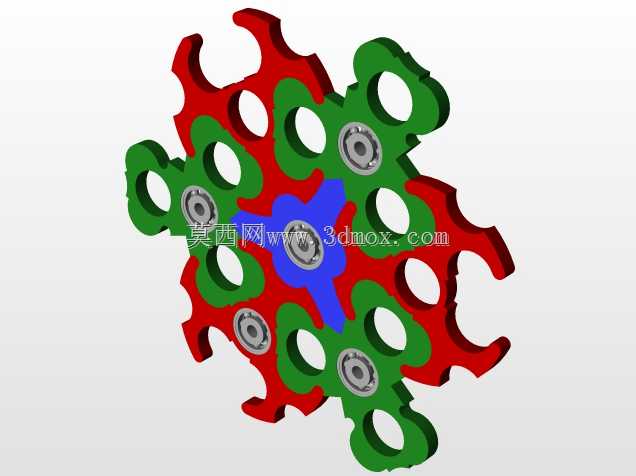 Fidget Spinner拼图3D打印