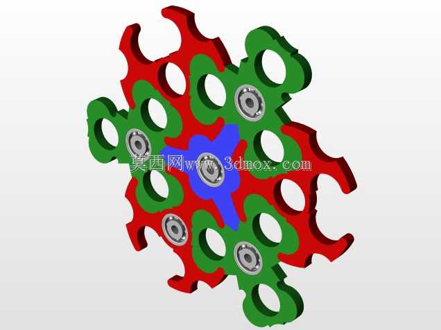Fidget Spinner拼图3D打印