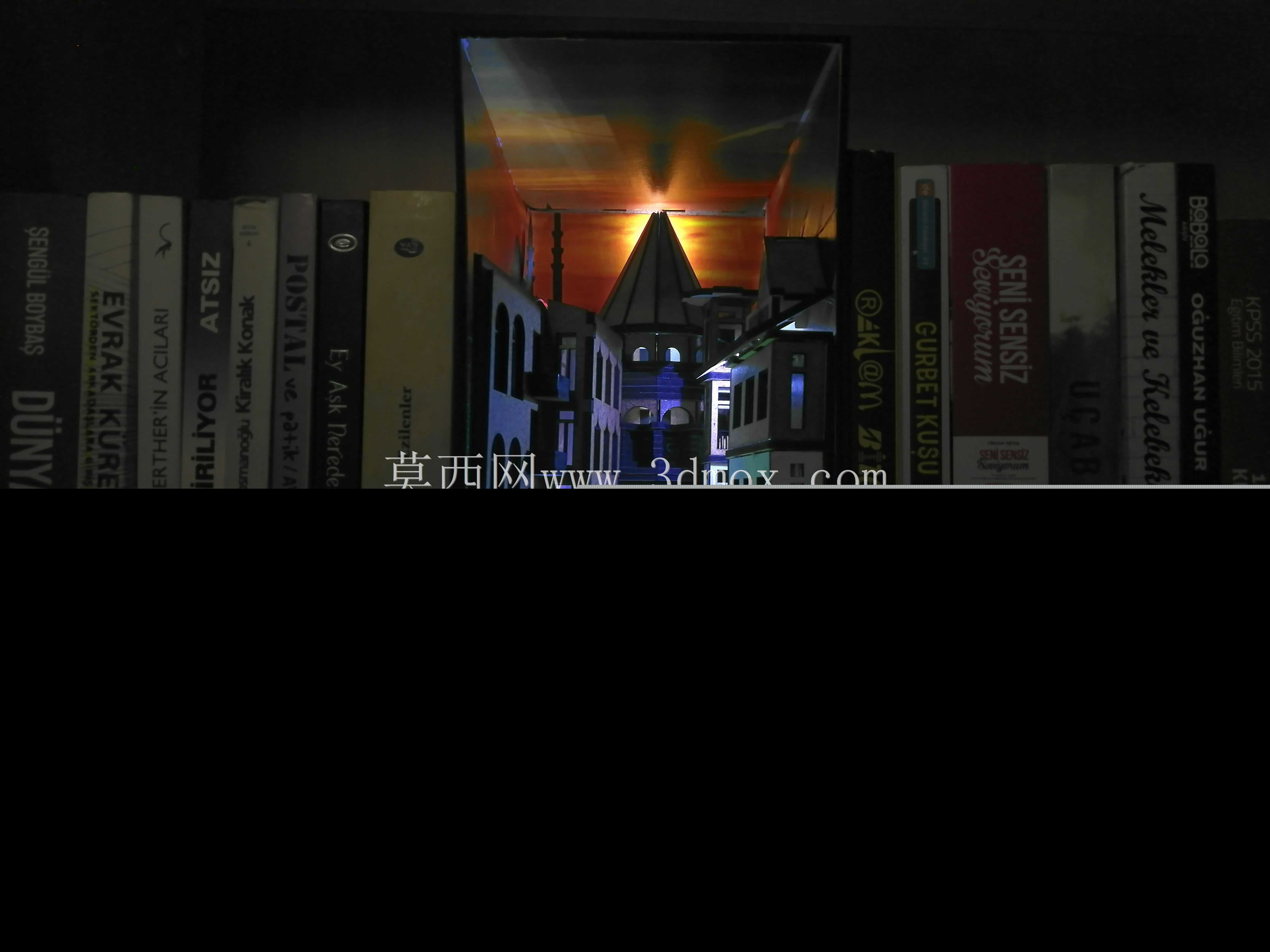 Galata Tower Book Nook 3dmodel.sldprt