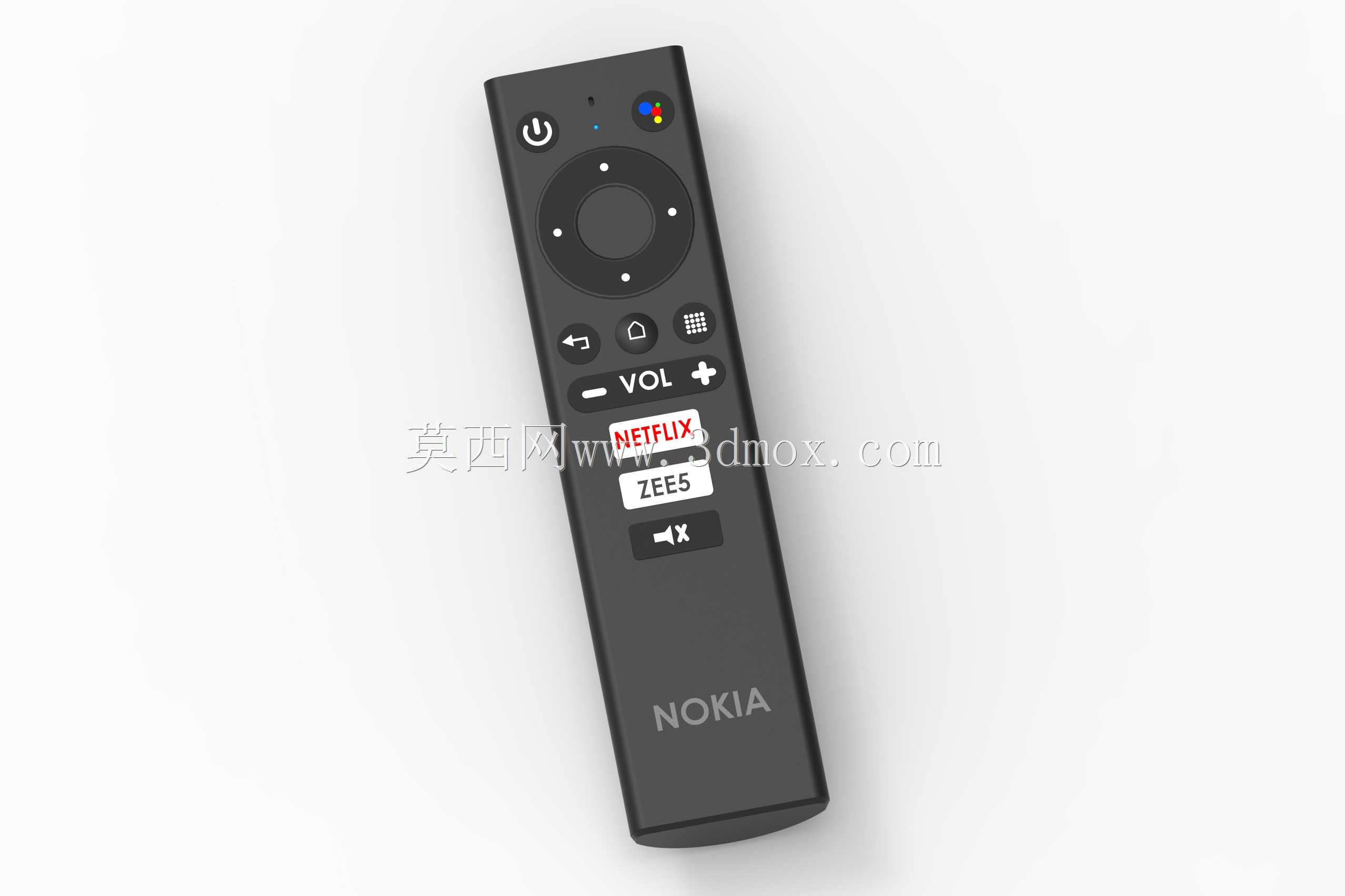 内置Chromecast Black 3D打印模型的诺基亚媒体拖缆