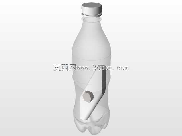 螺栓紧固在可口可乐瓶内的木块上