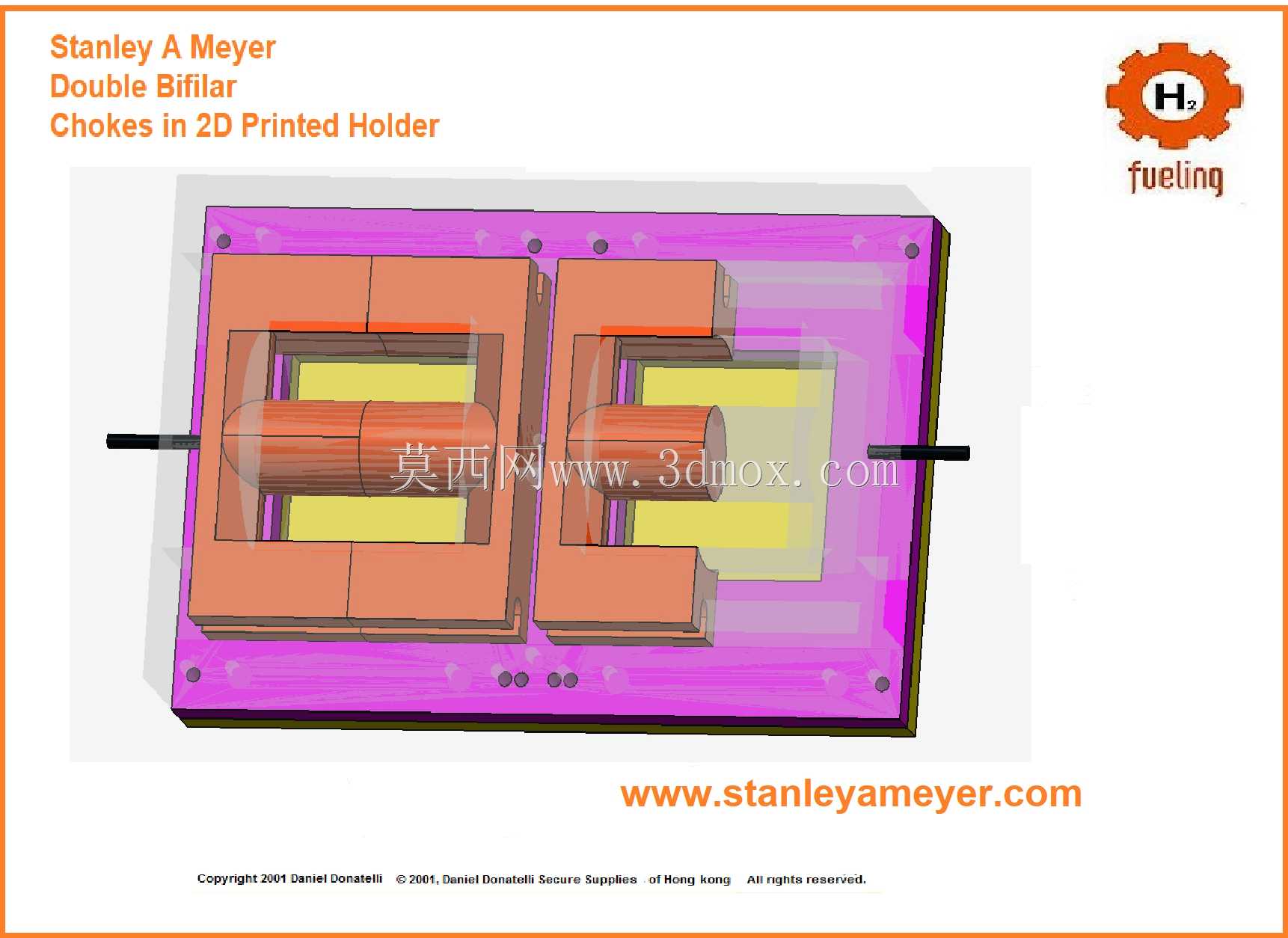 Stanley A Meyer E Core扼流圈支架