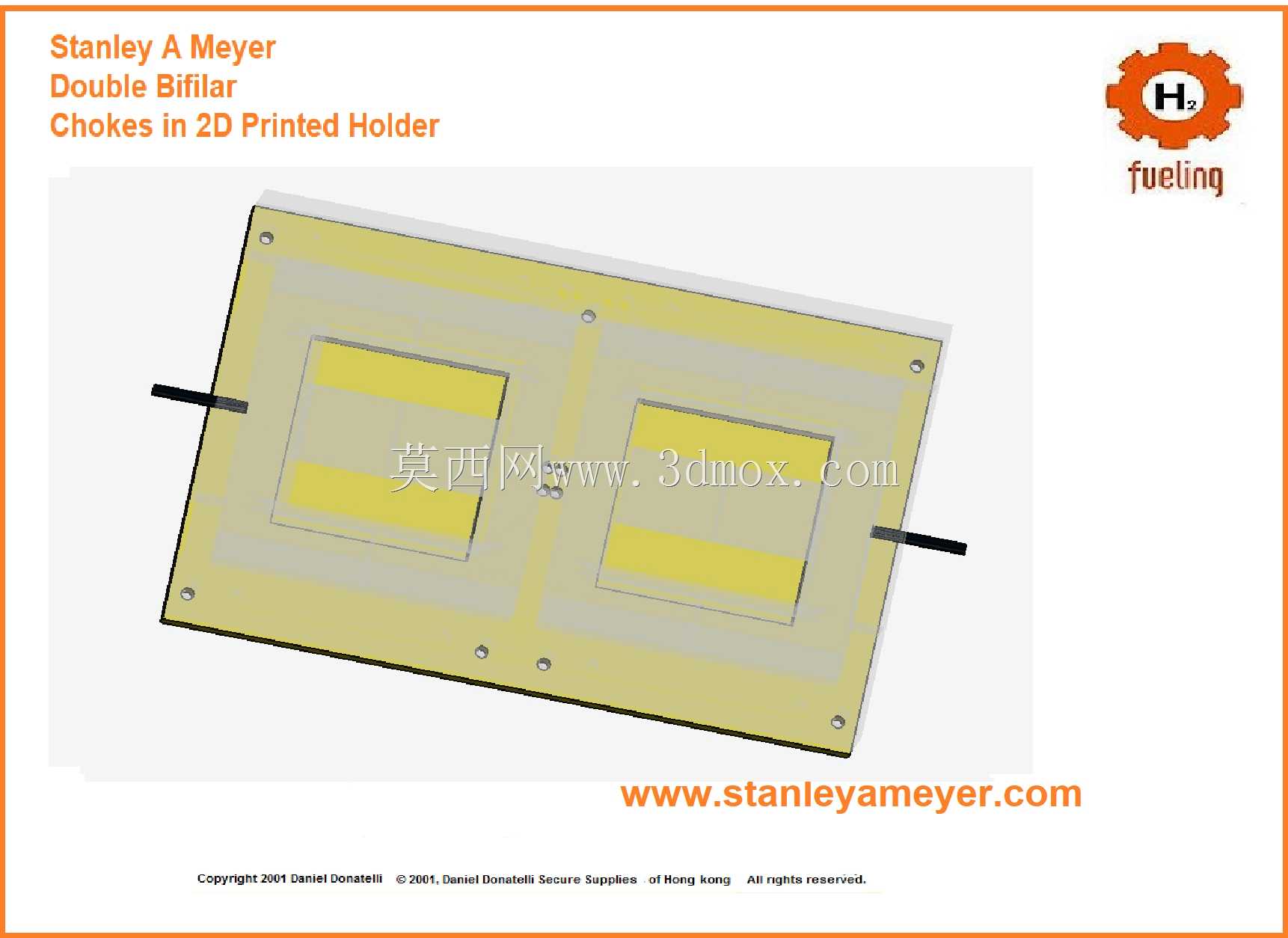 Stanley A Meyer E Core扼流圈支架
