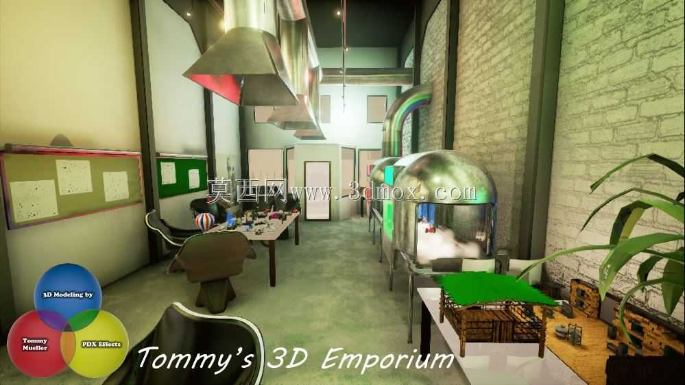 汤米的3D商场(或:我是如何学会将Solidworks 3D模型导入到虚幻引擎的(或:汤米·米勒的演示卷2015))