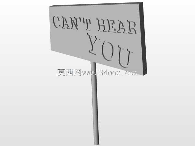 \“听不见”标志(救生员)