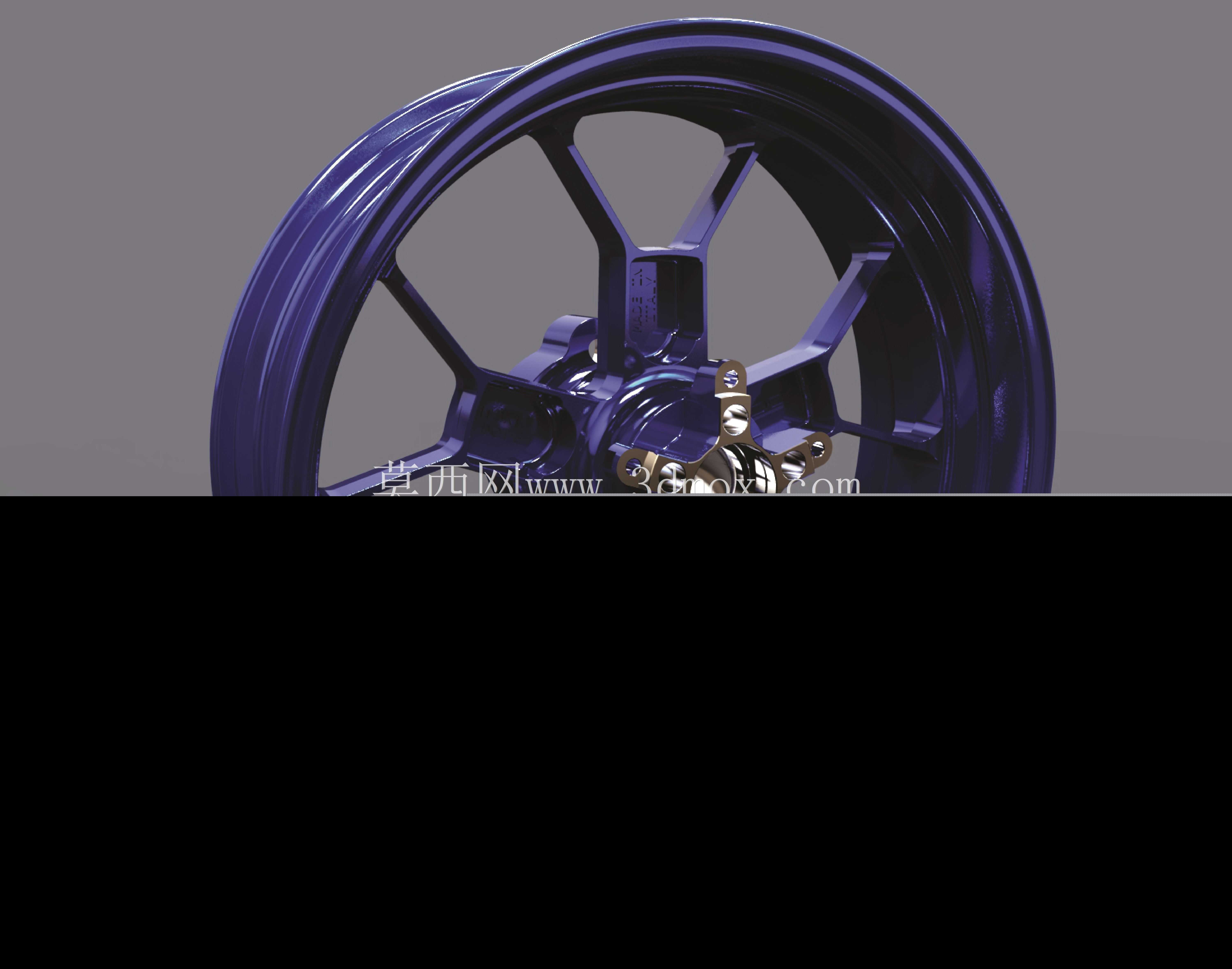 Idsa/keyshot渲染挑战:Oz后轮1000 rsv工厂evo 1