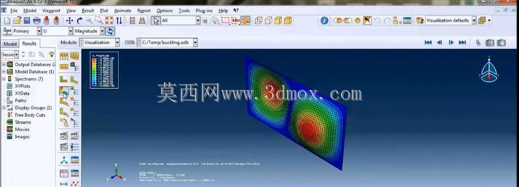 教程29:用abaqus模拟复合材料板的屈曲