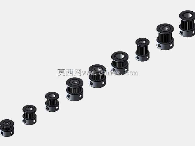 GT2正时皮带轮,可配置-16T、20T、B3-B8、W3、W6、W10