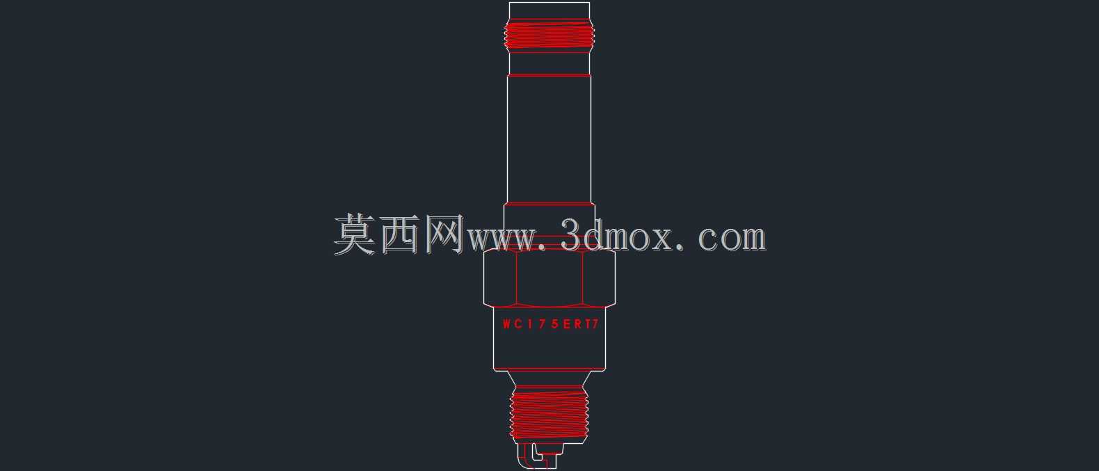 激光切割用火花塞2D