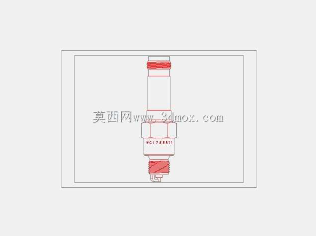 激光切割用火花塞2D