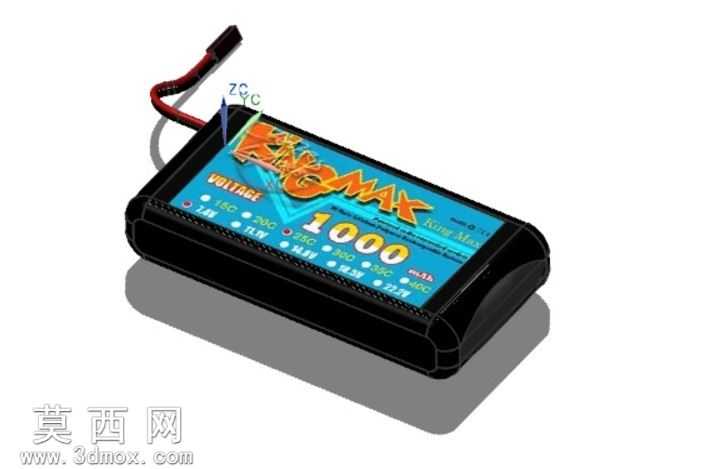 国王最大1000mAh锂聚合物电池组