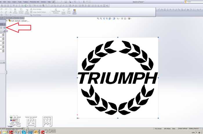 教程-提示-在SolidWorks中使用Autotrace