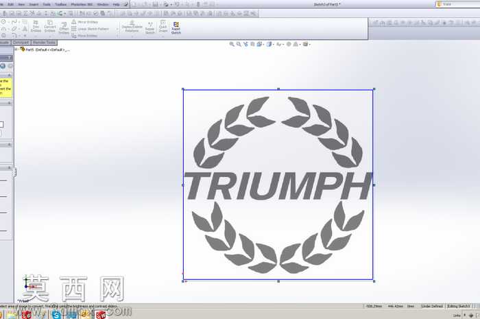 教程-提示-在SolidWorks中使用Autotrace