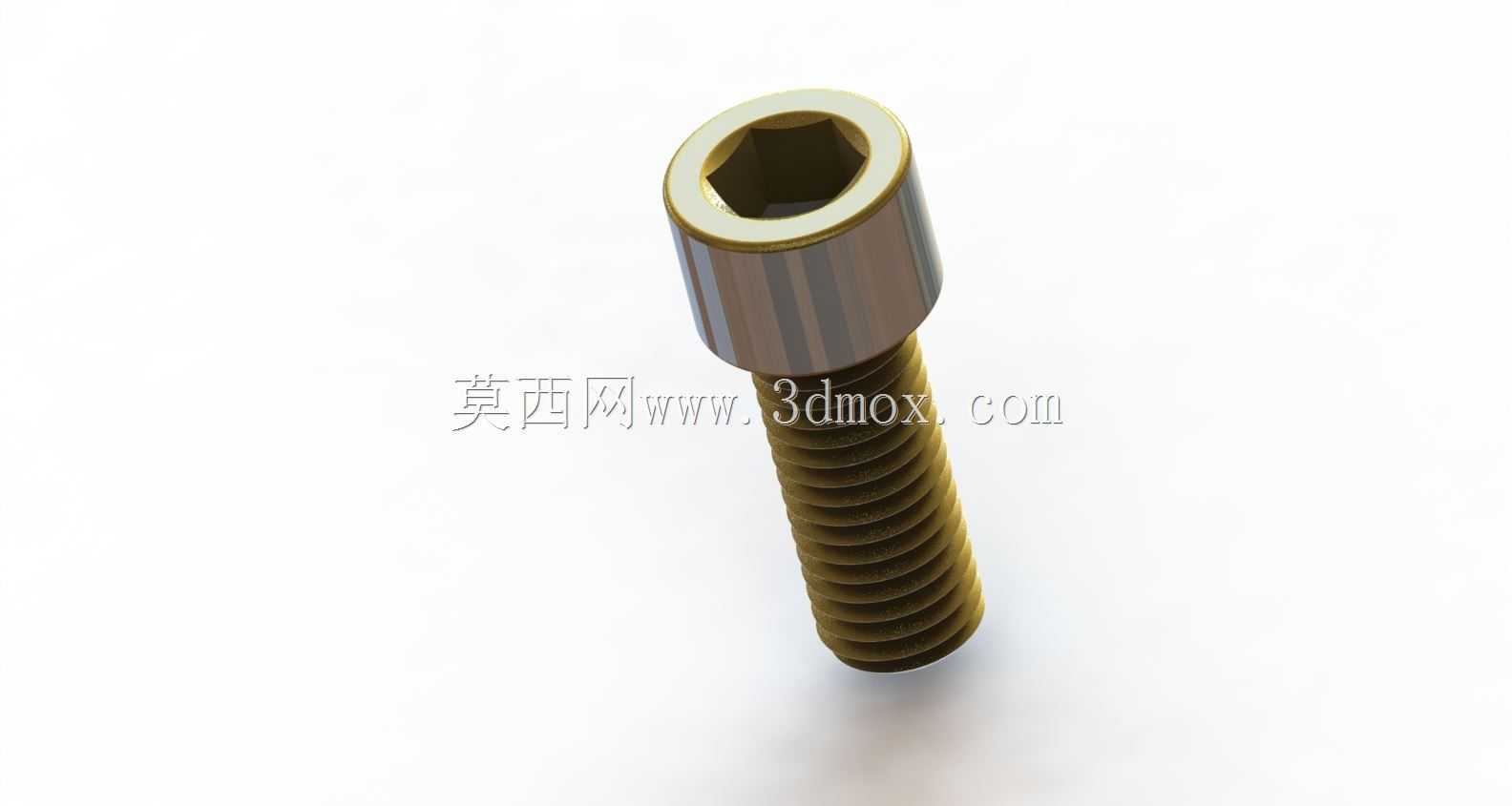 ��׼M12x30��˨-3D�ɴ�ӡ