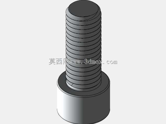 ��׼M12x30��˨-3D�ɴ�ӡ