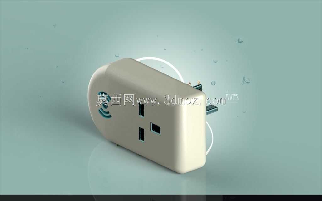 “驱蚊器+3针插座”的外壳设计