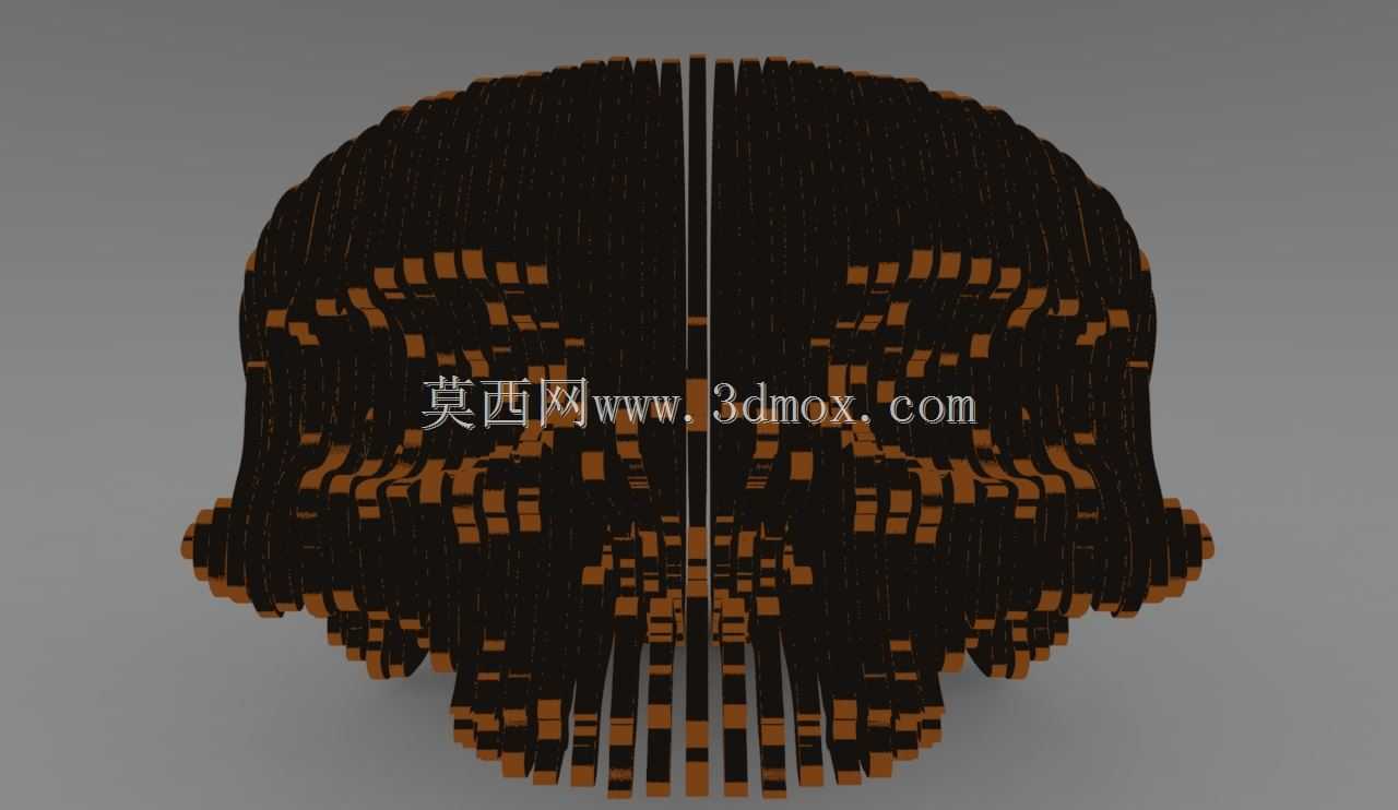 KeyShot卡通渲染:骷髅