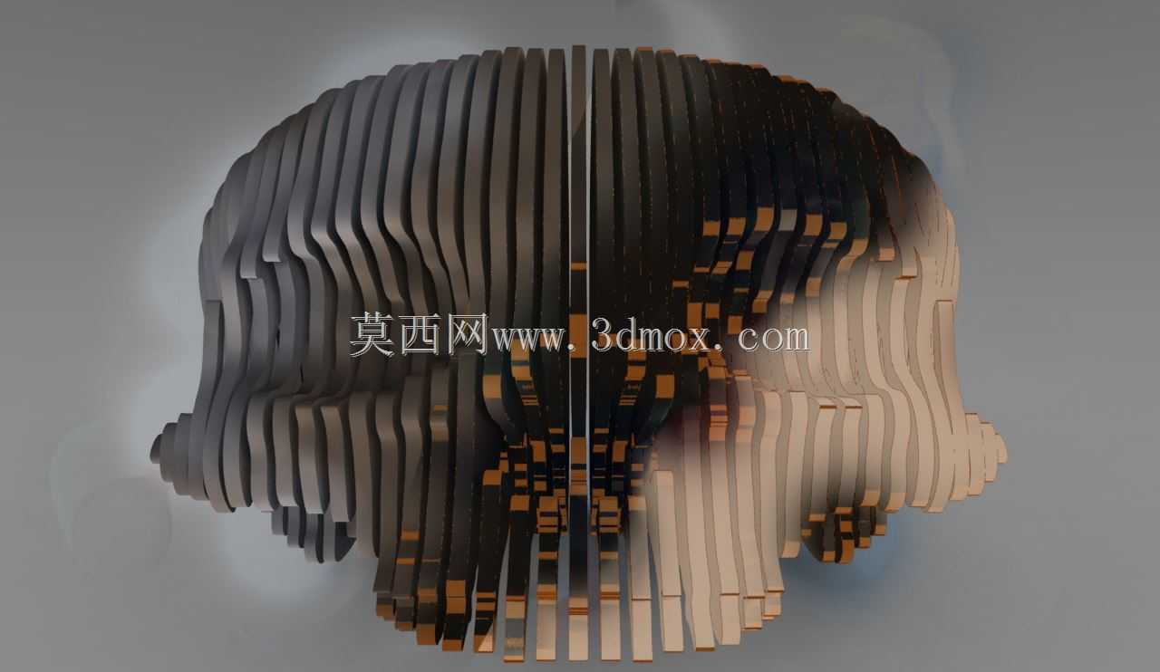 KeyShot卡通渲染:骷髅