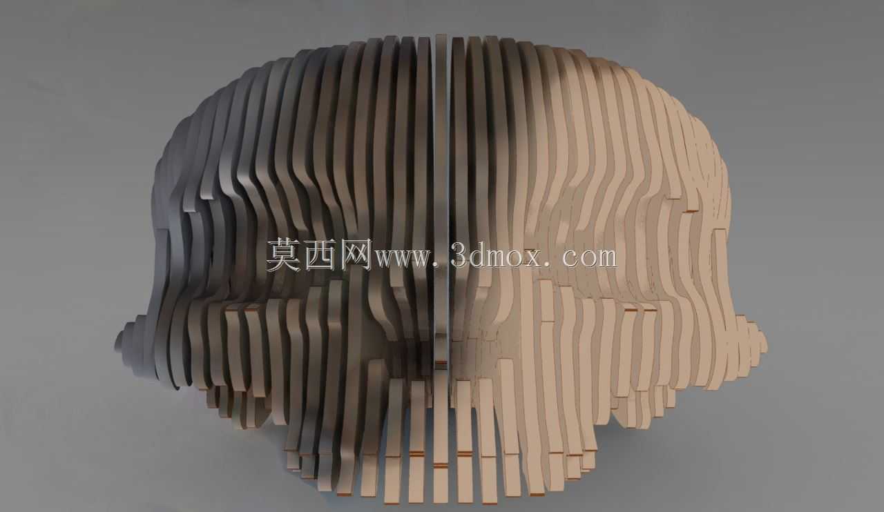KeyShot卡通渲染:骷髅