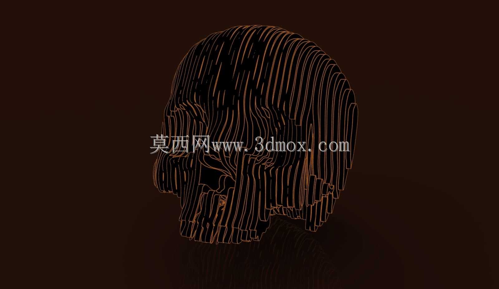 KeyShot卡通渲染:骷髅