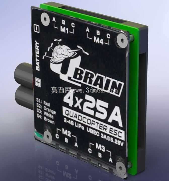 Q Brain Hobbyking 4 x 25A��ˢ��������ESC 2-4S 3A SBEC