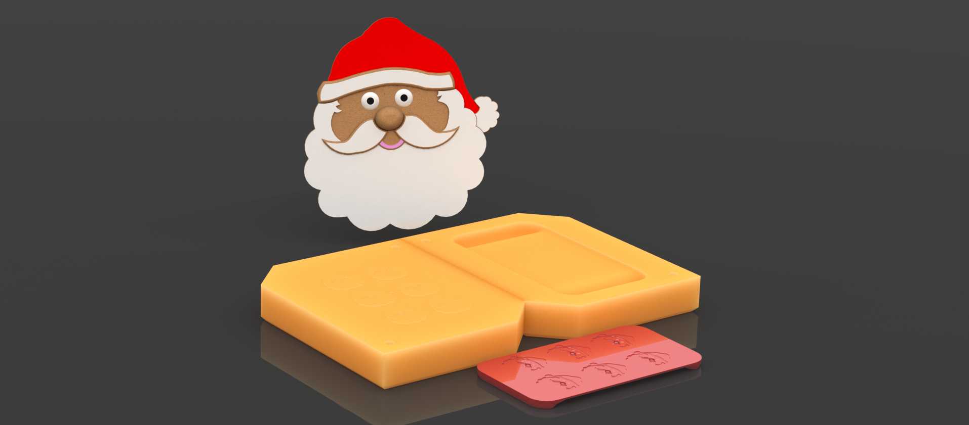 Santa Cookie板材模具| TRINOTA