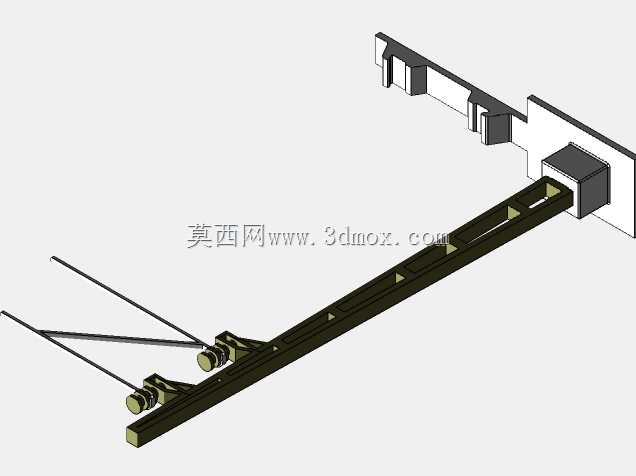 模型铁路用接触网支柱(1:32,开放铁路)